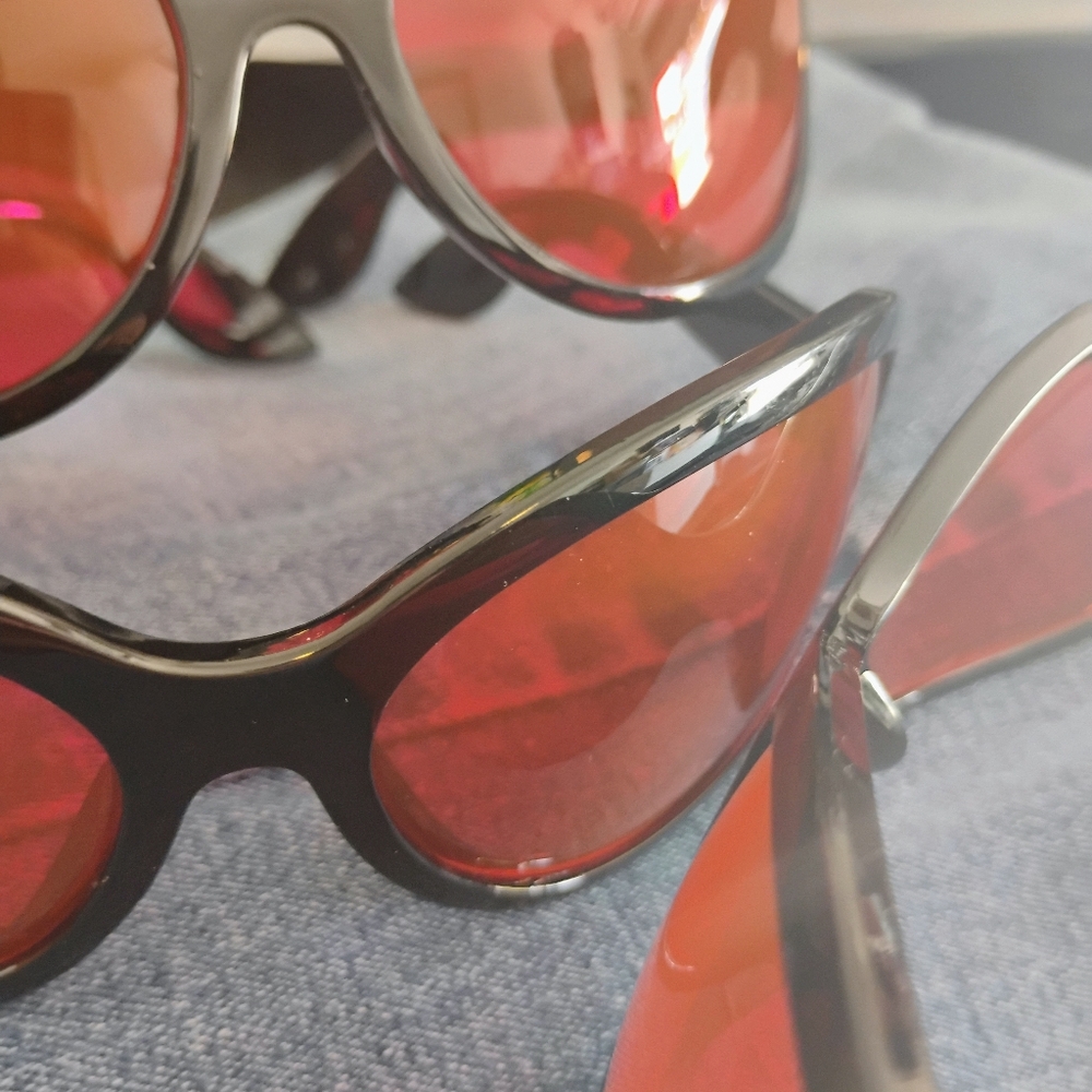 🔥Hot Sassy 2025 New Red Sexy Bubble Cat Eye Anti-Glare Diva Glasses - Picture 2 of 5